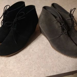 Black  and grey booties- Franco Sarto sz 9.5